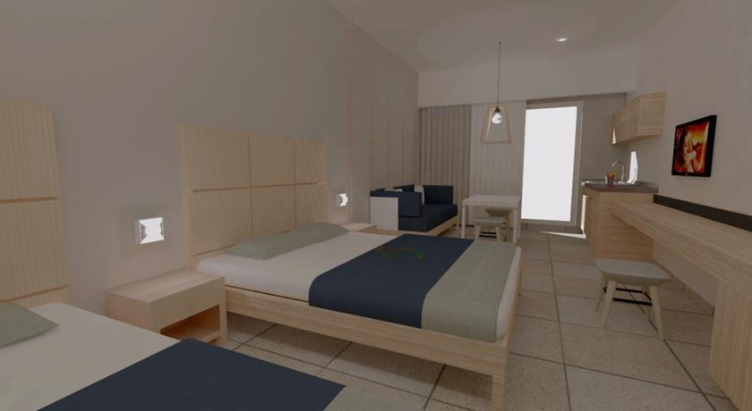 Superior Studio mit Gartenblick (bis zu 3 Personen)