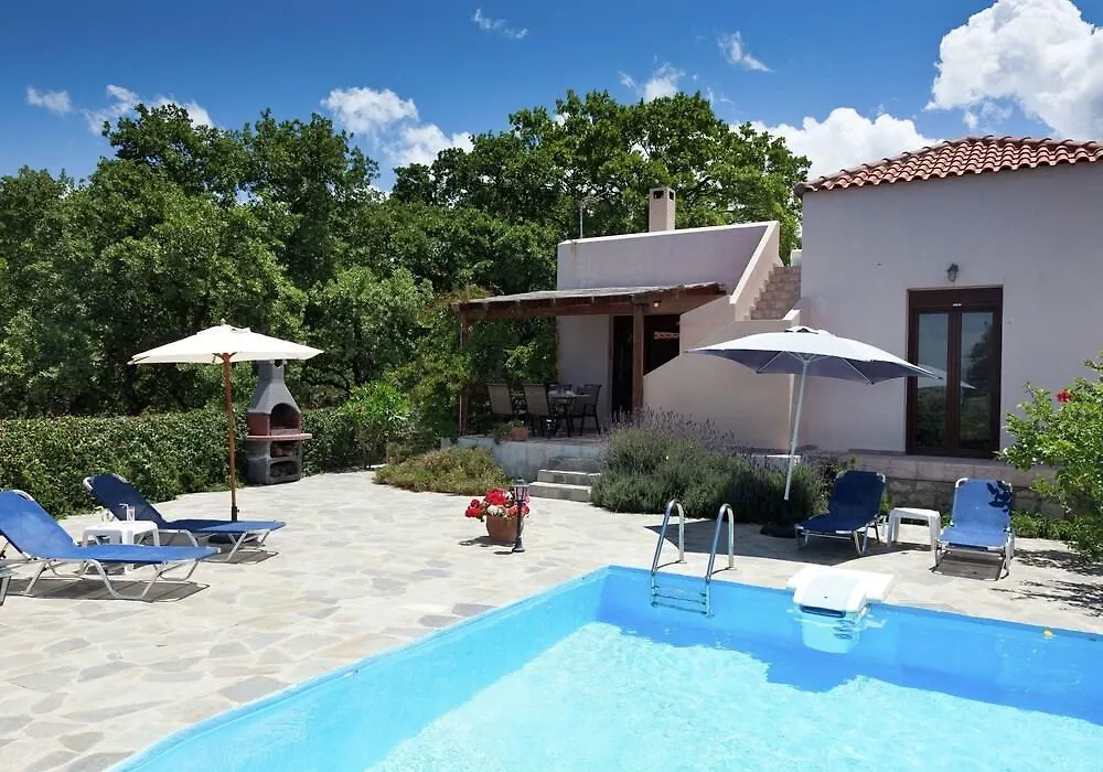 Luxurious Villa With Private Pool, Plenty Privacy, Sea View Near Rethymnon, Nw-1