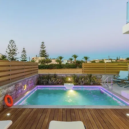 Luxury Villa, Private Pool & Beach, Pigianos Kampos, Rethymno Area, Nw Coast-3