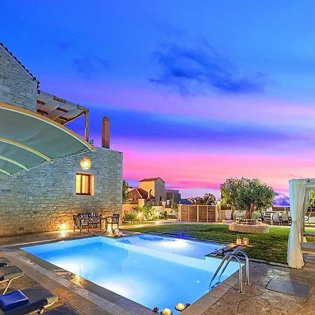 Cretan Sunrise Villa Heated Pool-2