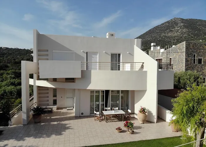 Private Cretan Ivory Villa Agios Nikolaos 