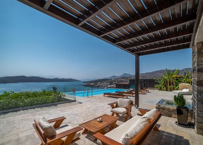Villa Danae By Elounda Island View Villas with Pool